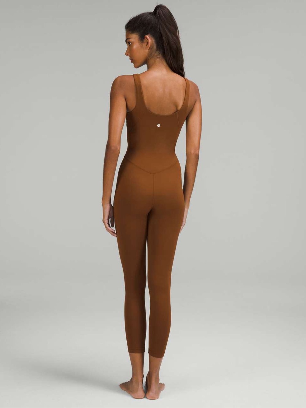 Lululemon Align Bodysuit 25” in Roasted Brown Size 6 yoga athletic loungewear - Picture 2 of 10